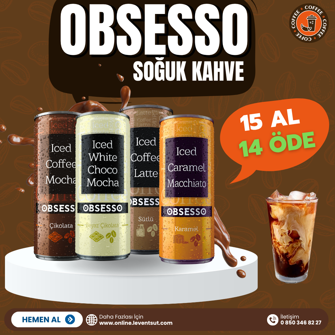 Obsesso Soğuk Kahve 15 Al 14 Öde