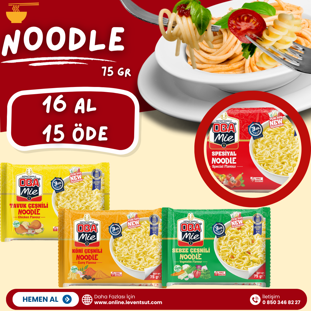 Oba Mie Noodle 16 Al 15 Öde