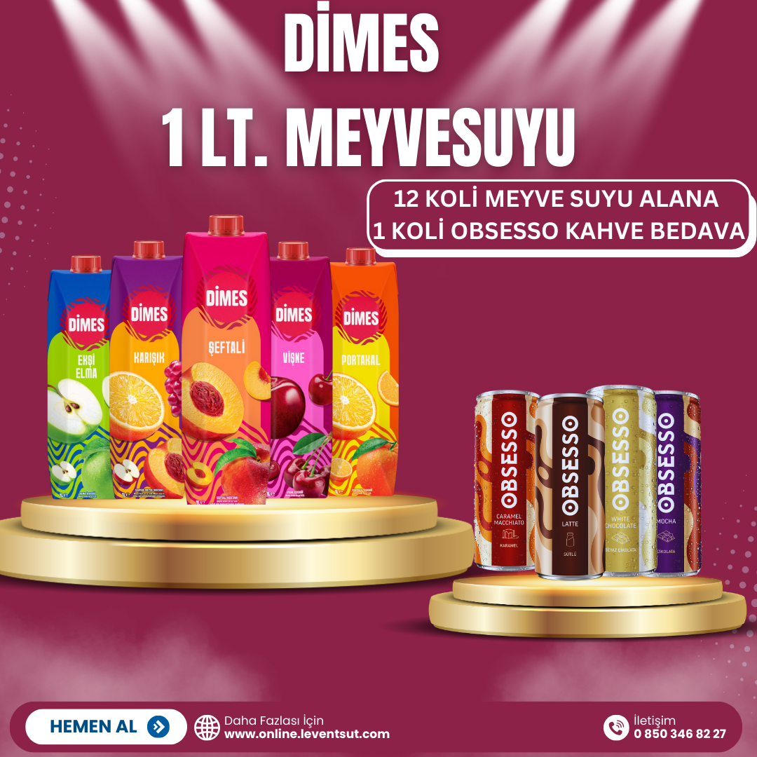 Dimes 1 Lt Msuyu 12 Koli alana 1 Koli Obsesso bedava