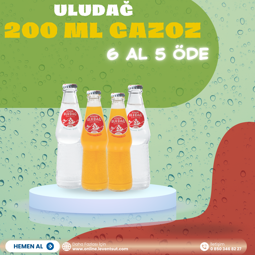 <span>Uludağ 200 Ml gazoz 6 al 5 öde</span>