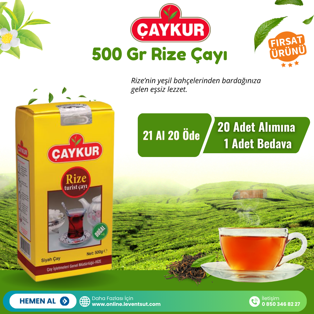 <span>500 Gr Rize Çayı 21 al 20 öde</span>