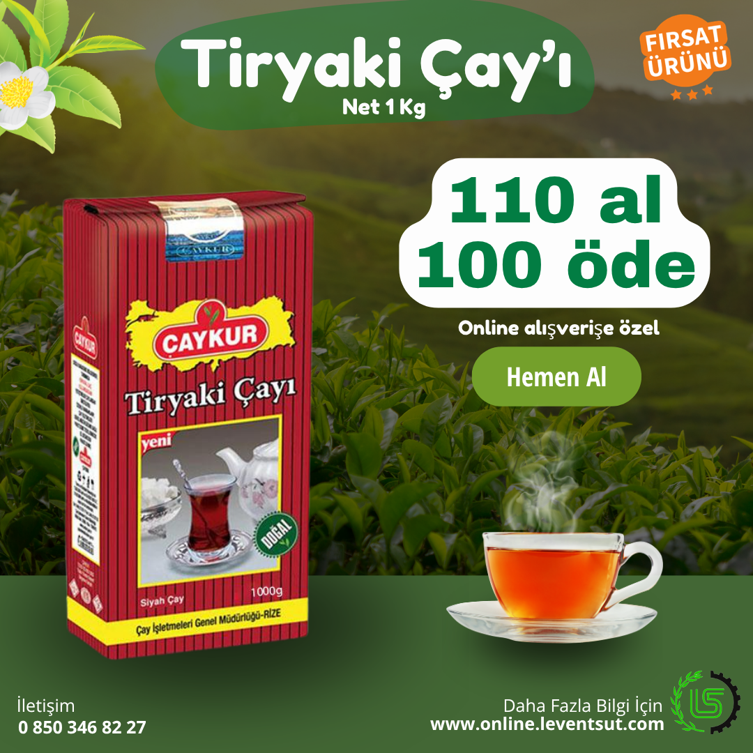 Çaykur 1 Kg Tiryaki 110 Al 100 Öde