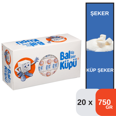 Balküpü 750 Gr Sargılı Şeker Koli 20 li - 1
