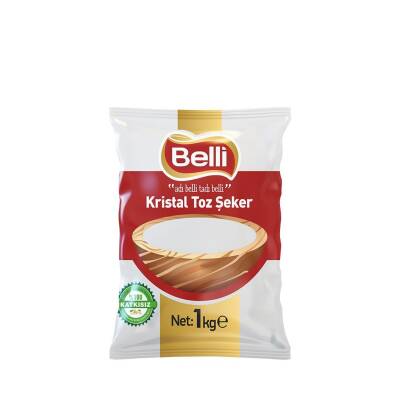 Belli 1 Kg Kristal Toz Şeker Koli 20 li - 1