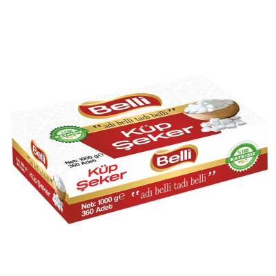 Belli 1 Kg Küp Şeker 360'lı Koli 10 Lu - 1