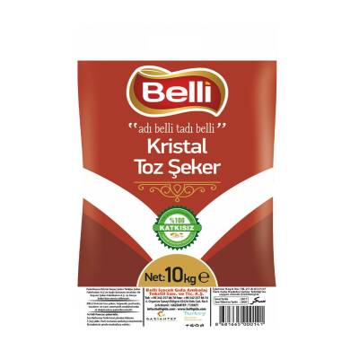 Belli 10 Kg Kristal Toz Şeker - 1