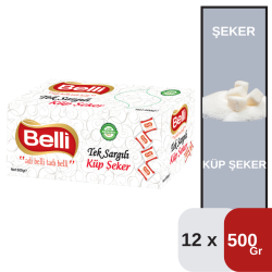 Belli 500 Gr Tek Sargılı Şeker Koli 12 li - BELLİ