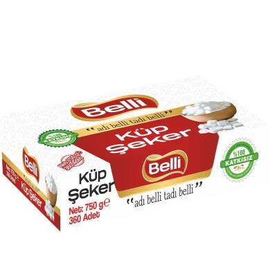 Belli 750 Gr Küp Şeker 360''lı Koli 20 li - 1