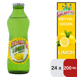 Beypazarı 200 ML Limonlu Maden Suyu Koli 24 lü - 1
