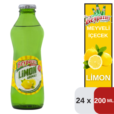 Beypazarı 200 ML Limonlu Maden Suyu Koli 24 lü - 1