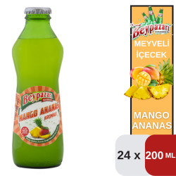 Beypazarı 200 ML Mango-Ananas Maden Suyu Koli 24 lü - 1