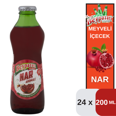Beypazarı 200 ML Nar Maden Suyu Koli 24 lü - 1
