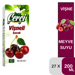 Çerçi 200 ML Vişne İçeceği Koli 27 li - 1