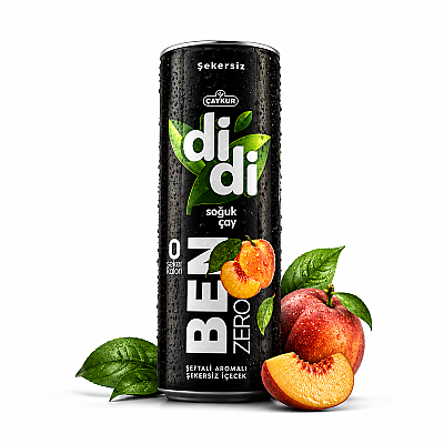 Didi Ben Zero Şeftali 250 ml Koli 24 lü - 1