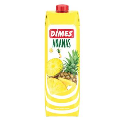 Dimes 1 LT Ananas Aromalı İçecek Koli 12 li - 1