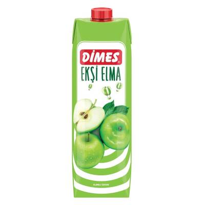 Dimes 1 LT Ekşi Elma İçeceği Koli 12 li - 1