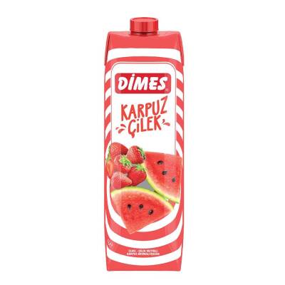 Dimes 1 LT Karpuz-Çilek İçeceği Koli 12 li - 1