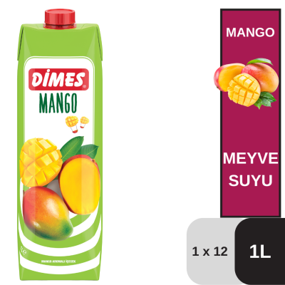 Dimes 1 LT Mango İçeceği Koli 12 li - 1