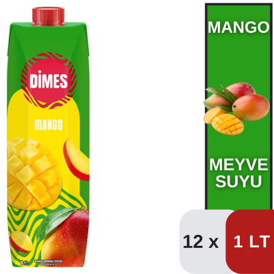 Dimes 1 LT Mango İçeceği Koli 12 li - 1