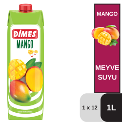 Dimes 1 LT Mango İçeceği Koli 12 li - DİMES