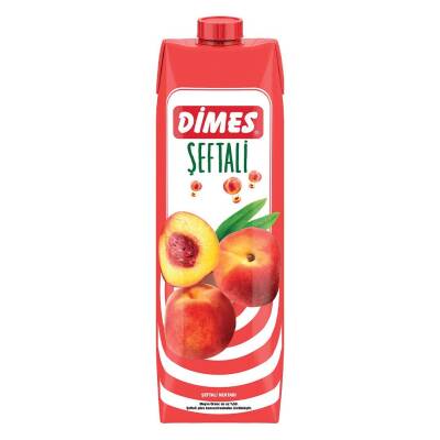 Dimes 1 LT Şeftali Nektarı Koli 12 li - 1