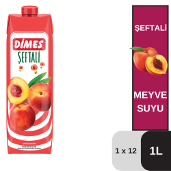 Dimes 1 LT Şeftali Nektarı Koli 12 li - 2