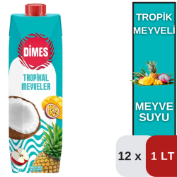 Dimes 1 LT Tropik Meyveler İçeceği Koli 12 li - DİMES