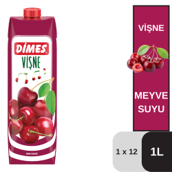 Dimes 1 LT Vişne İçeceği Koli 12 li - 2