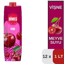 Dimes 1 LT Vişne İçeceği Koli 12 li - 1