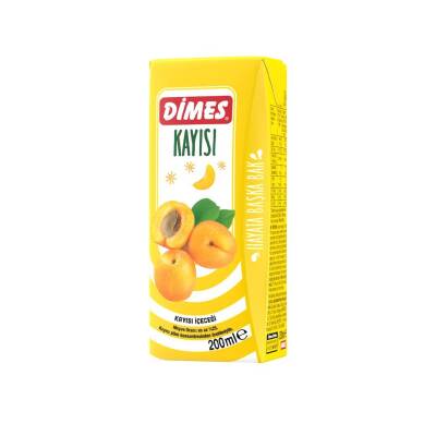 Dimes 200 ML Kayısı İçeceği Koli 27 li - 1