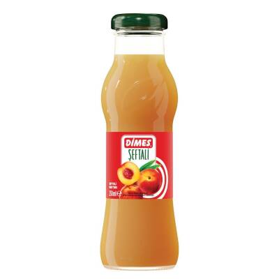 Dimes 250 ML Cam Şeftali Nektarı Koli 12 li - 1