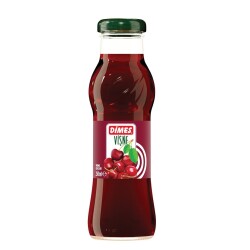 Dimes 250 ML Cam Vişne İçeceği Koli 12 li - DİMES