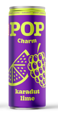 Dimes 250 ML Pop Charm Karadut Lime Koli 12 li - 1