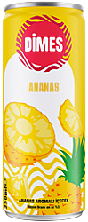 Dimes 250 ML Teneke Ananas İçeceği Koli 12 li - DİMES