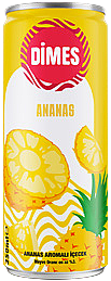 Dimes 250 ML Teneke Ananas İçeceği Koli 12 li - 1