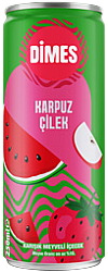 Dimes 250 ML Teneke Karpuz-Çilek İçeceği Koli 12 li - DİMES