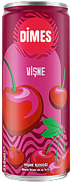 Dimes 250 ML Teneke Vişne İçeceği Koli 12 li - 1