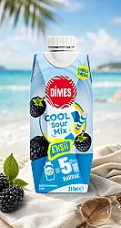 Dimes Cool Sour Böğürtlen Mix 310 ML Koli 12 li - DİMES