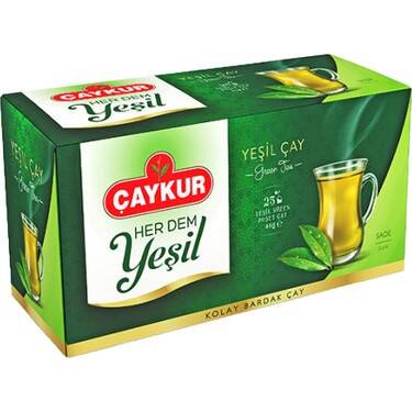 Herdem Yeşil Çayı Naneli Süzen Poşet 40 Gr - 1