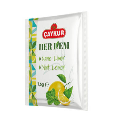 Herdem Yeşil Nane Limon Çayı Süzen Poşet 160 Gr - 3