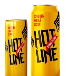 Hot Line 250 ml Enerji İçeceği Koli 24 lü - KRİSTAL KOLA