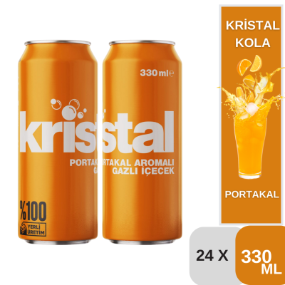 Kristal 330 ml Portakal Kola Koli 24 lü - 1