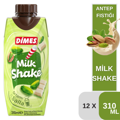 Milkshake Antep fıstıklı-Beyaz çikolatalı 310 ML Koli 12 li - 1