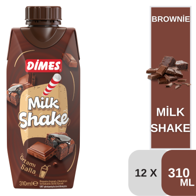 Milkshake Brownie 310 ML Koli 12 li - 1