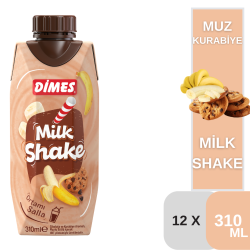 Milkshake Muz-Kurabiye 310 ML Koli 12 li - 1