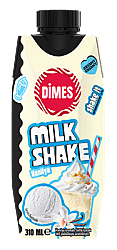 Milkshake Vanilya 310 ML Koli 12 li - DİMES
