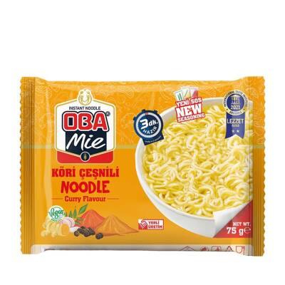 Oba Mie Köri Çeşnili Noodle Koli 40 lı - 1