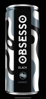 Obsesso Black Şekersiz 250 ML Koli 12 li - 1