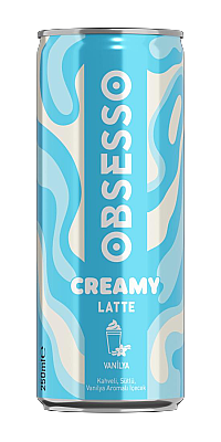 Obsesso Creamy Vanilyalı 250 ML Koli 12 li - 1