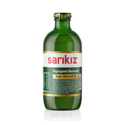 Sarıkız 250 ml Doğal Mineralli Maden Suyu Koli 24 lü - 1